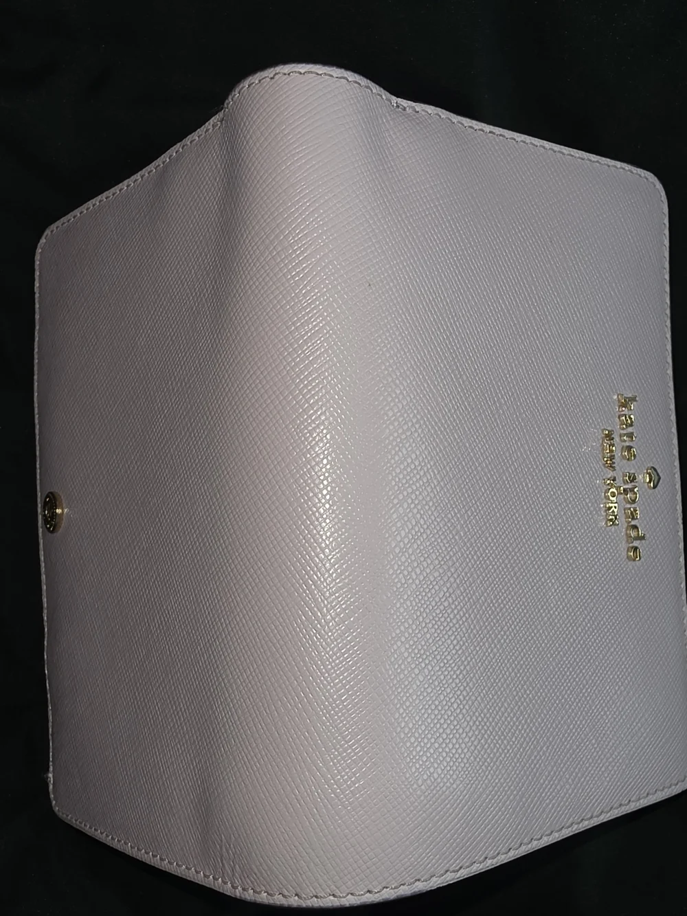 kate spade Blue, White & Pink Floral Compact Wallet